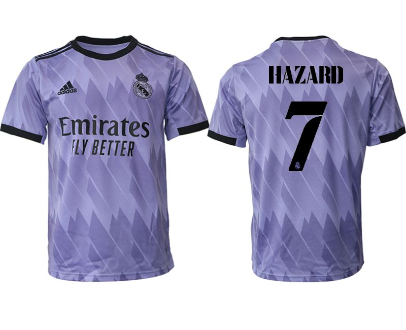 Men 2022-2023 Club Real Madrid away aaa version purple 7 Soccer Jerseys1